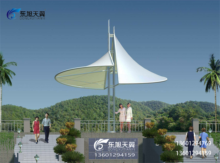 膜結(jié)構(gòu)景觀(guān)的施工難度