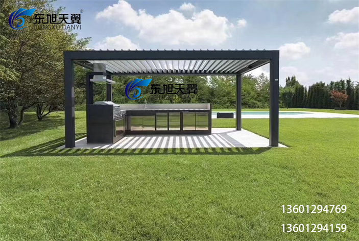 翻板百葉涼亭01
